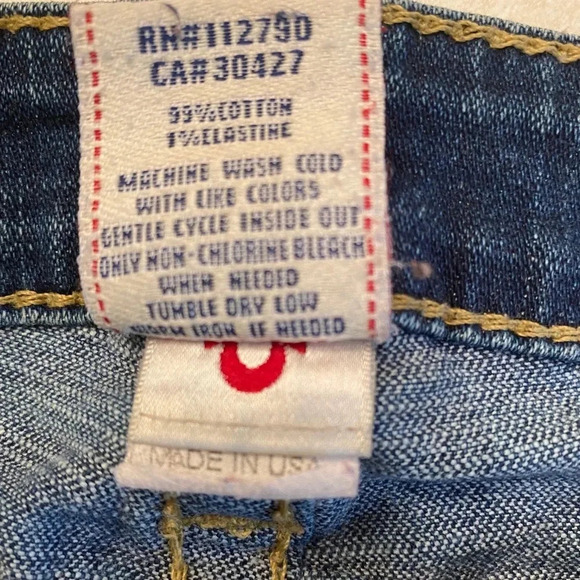 Women’s True Religion Disco Becky Big T Jeans Sz 32 - Picture 6 of 9